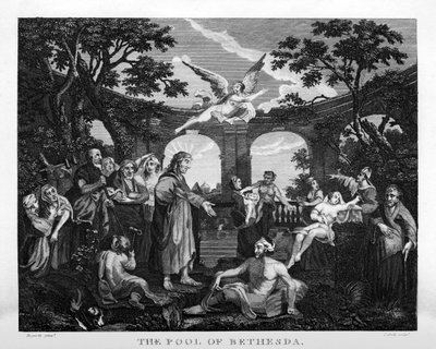 A Bethesda medencéje, William Hogarth alkotó: William Hogarth