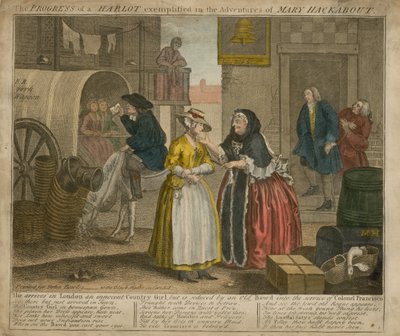 Mary Mackabout kalandjai jól példázzák a parázna fejlődését alkotó: William Hogarth