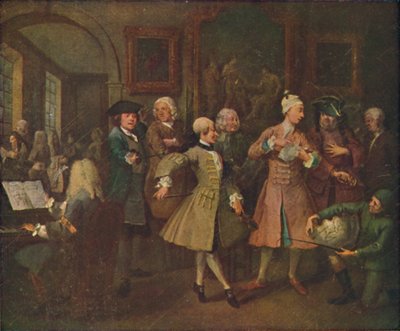 The Rakes Progress – The Levee, 1720-1735, 1920. alkotó: William Hogarth