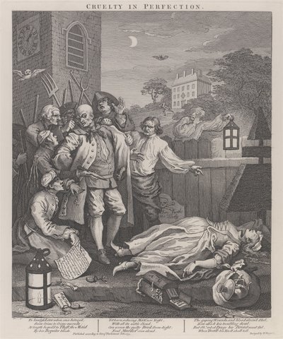 A kegyetlenség harmadik szakasza: Kegyetlenség a tökéletességben - A gyilkosság alkotó: William Hogarth