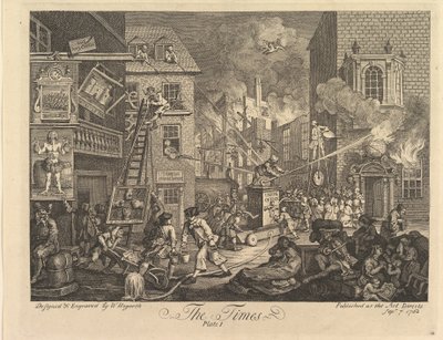 The Times, 1. tábla alkotó: William Hogarth