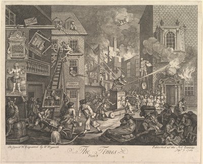 The Times, 1. tábla alkotó: William Hogarth