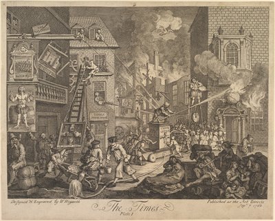 The Times, 1. tábla alkotó: William Hogarth