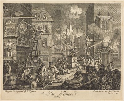 The Times, 1. tábla alkotó: William Hogarth