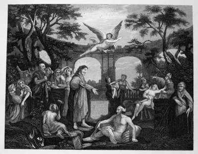 A Bethesda medencéje alkotó: William Hogarth