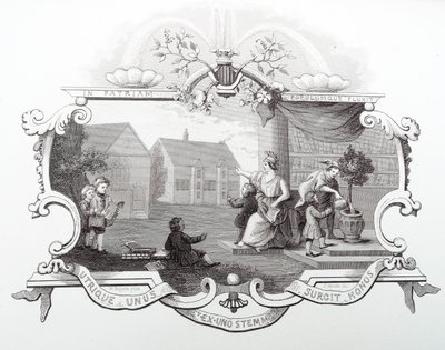 Jegy a tivertoni iskolai lakomára alkotó: William Hogarth