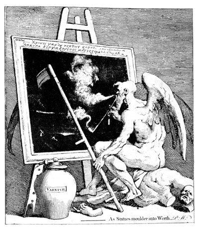 Képet szív az idő, 1761 alkotó: William Hogarth