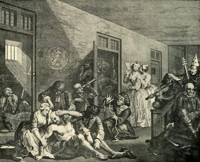 Az őrültek kezelése, 1733, 1925. alkotó: William Hogarth