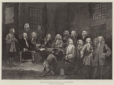 A flotta kormányzójának tárgyalása alkotó: William Hogarth
