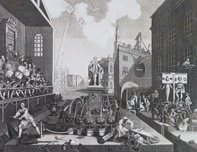Két bûnözõ álszentben vagy részvényekben Londonban alkotó: William Hogarth
