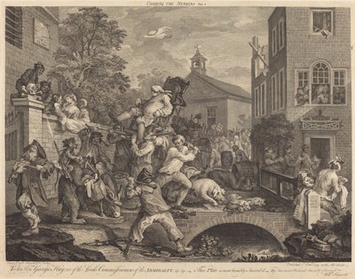 A tagok elnöke alkotó: William Hogarth and Francois Antoine Aveline