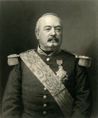 „Marshal Bazaine”, 1872. alkotó: William Holl