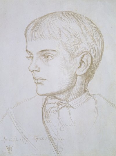Cyril fiam, 1877 alkotó: William Holman Hunt