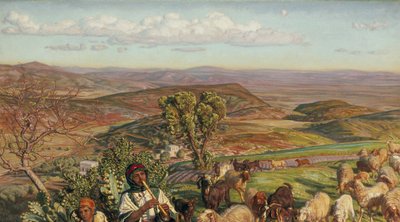 Esdraelon síksága a Názáret feletti magaslatról, 19. század alkotó: William Holman Hunt