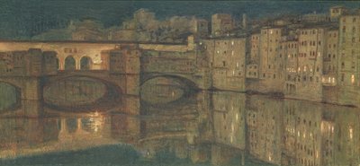 Ponte Vecchio, Firenze alkotó: William Holman Hunt