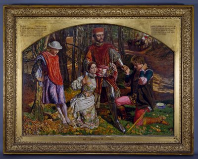 Valentine megmenti Sylviát a Proteustól, 1851 alkotó: William Holman Hunt