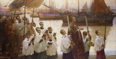 Rogation Day, Cornwall, alkotó: William Holt Yates Titcomb
