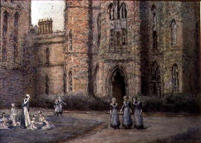 The Old Blind Asylum, Bristol (pasztell, papíron) alkotó: William Holt Yates Titcomb