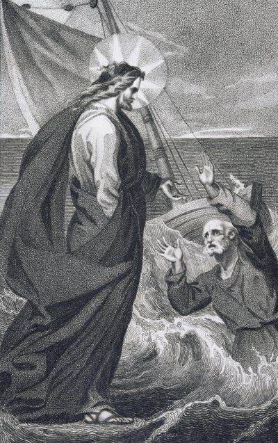 Krisztus szemrehányása Péternek, „Boldog Urunk és Üdvözítőnk, Jézus Krisztus története és élete”, J. Milner tiszteletes, kiadó: B. Crosby, 1808 alkotó: William Hopwood