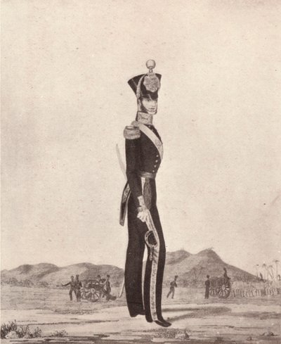A madrasi hadsereg gyalogtüzérségének tisztjei, 1841 1909 alkotó: William Hunsley