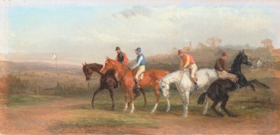 Akadályhajtás: a rajtnál alkotó: William J. Shayer