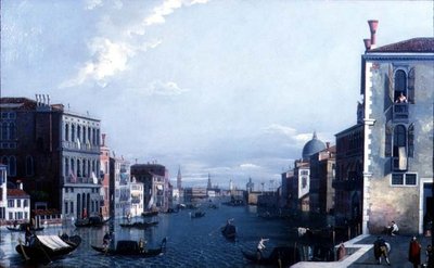 A Canal Grande a Doganára és a Dózse-palotára néz alkotó: William James
