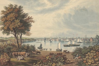 Baltimore, Whetstone Point közelében, 1831-ben jelent meg. alkotó: William James Bennett