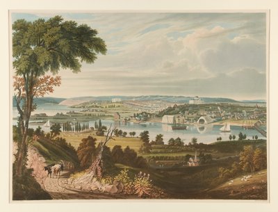 Washington városa a haditengerészeten túlról alkotó: William James Bennett