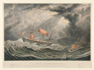 Pennsylvania amerikai hajó alkotó: William James Bennett