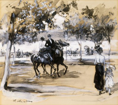 Riverside Drive alkotó: William James Glackens