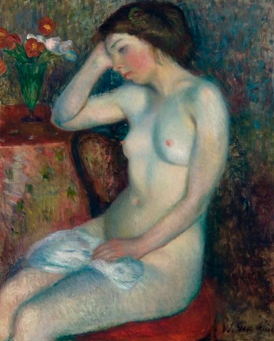 Alvó Lány alkotó: William James Glackens