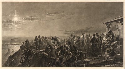 Long Branch holdfényben alkotó: William James Linton