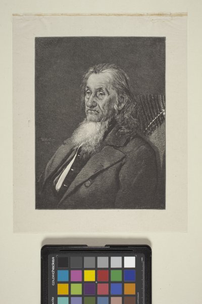 Allan Wardner portréja (tinta, toll, ceruza) alkotó: William James Linton