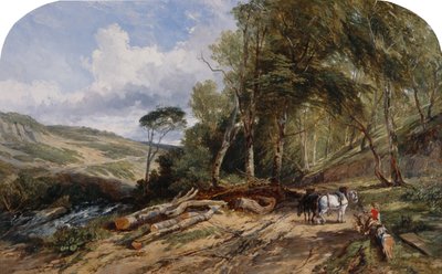 Faszállítás (olaj, vászon) alkotó: William James Muller