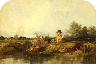 A Medway-n, valószínűleg 1841 (olaj, vászon) alkotó: William James Muller