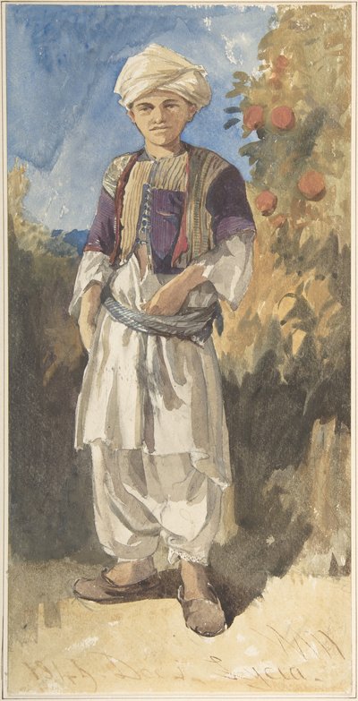 Álló török ifjú alkotó: William James Muller