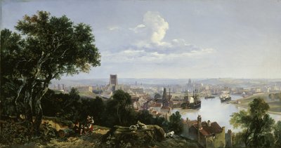 Bristol kilátása a Clifton Woodból alkotó: William James Muller