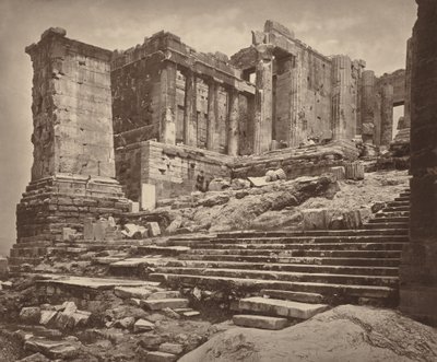 Propylaea délnyugatról,1882 (fénykép) alkotó: William James Stillman