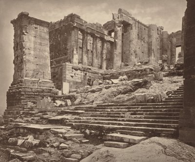 Propylaea délnyugatról alkotó: William James Stillman