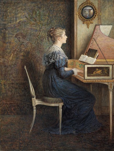 Egy régi dal, 1874. alkotó: William John Hennessy