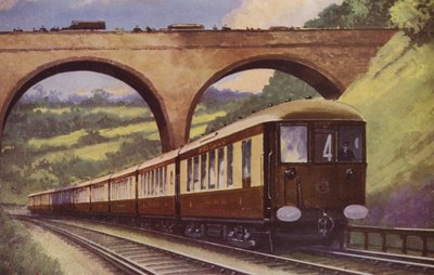 A "Brighton Belle" (színes litográfia) alkotó: William John Patton McDowell