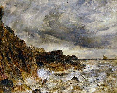 Llanddwyn Rocks (olaj, vászon) alkotó: William Joseph J.C. Bond