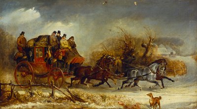 Edzői jelenet – A négy évszakon keresztül: tél alkotó: William Joseph Shayer