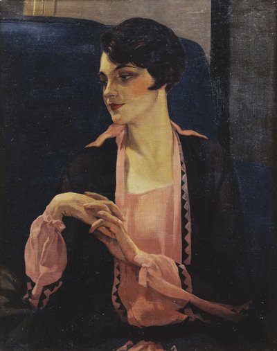 Női portré, félalakos, 1905 alkotó: William Kay Blacklock