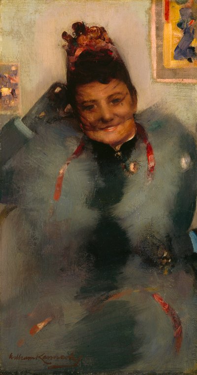 The Fur Boa (olaj, vászon) alkotó: William Kennedy