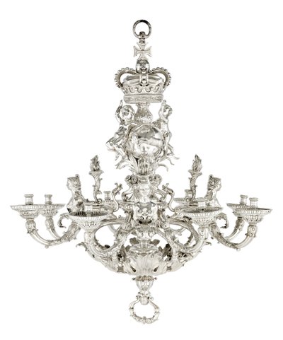 A Givenchy királyi hannoveri csillár, 1736 alkotó: William Kent
