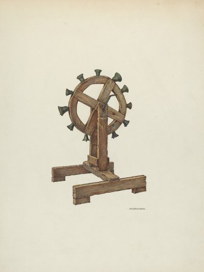 Oltári harangok a keréken, c. 1941. alkotó: William Kieckhofel