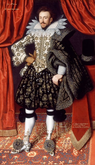 Richard Sackville 1613 körül (olaj, vászon) alkotó: William Larkin