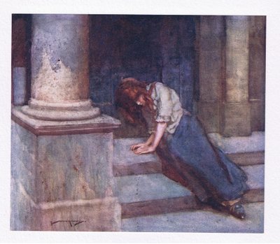 És a hidegtől csípve, a zuhanytól összehúzódva, nehéz szívvel sajnálja azt a szerencsétlen órát (színes litho) alkotó: William Lee Hankey