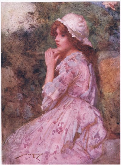 Szerény külseje a házikó i.sz. díszes lehet, édes, ahogy a kankalin kukucskál a tövis alatt (színes litó) alkotó: William Lee Hankey